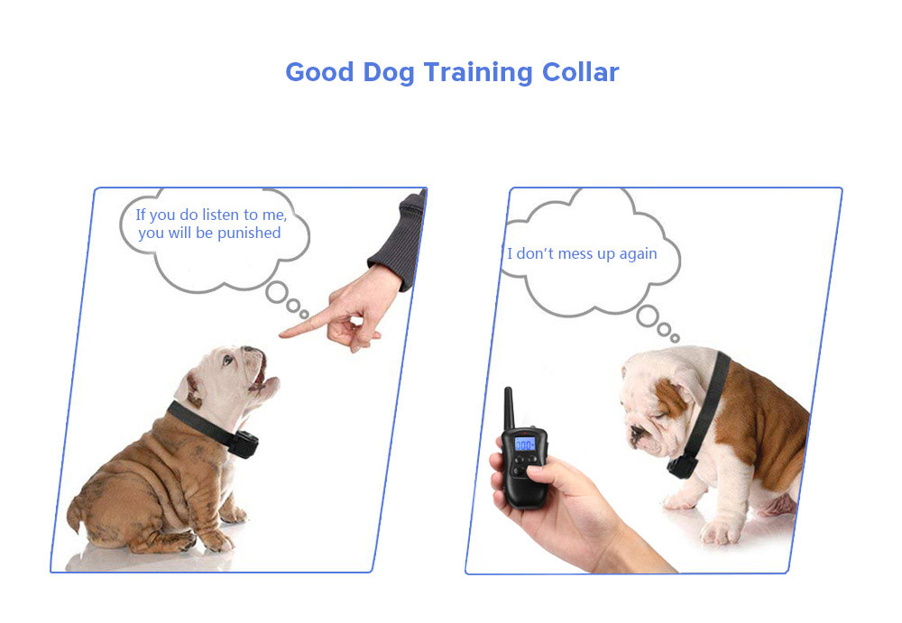 998DA Rechargeable Remote Dog Training Collar 190m Range 