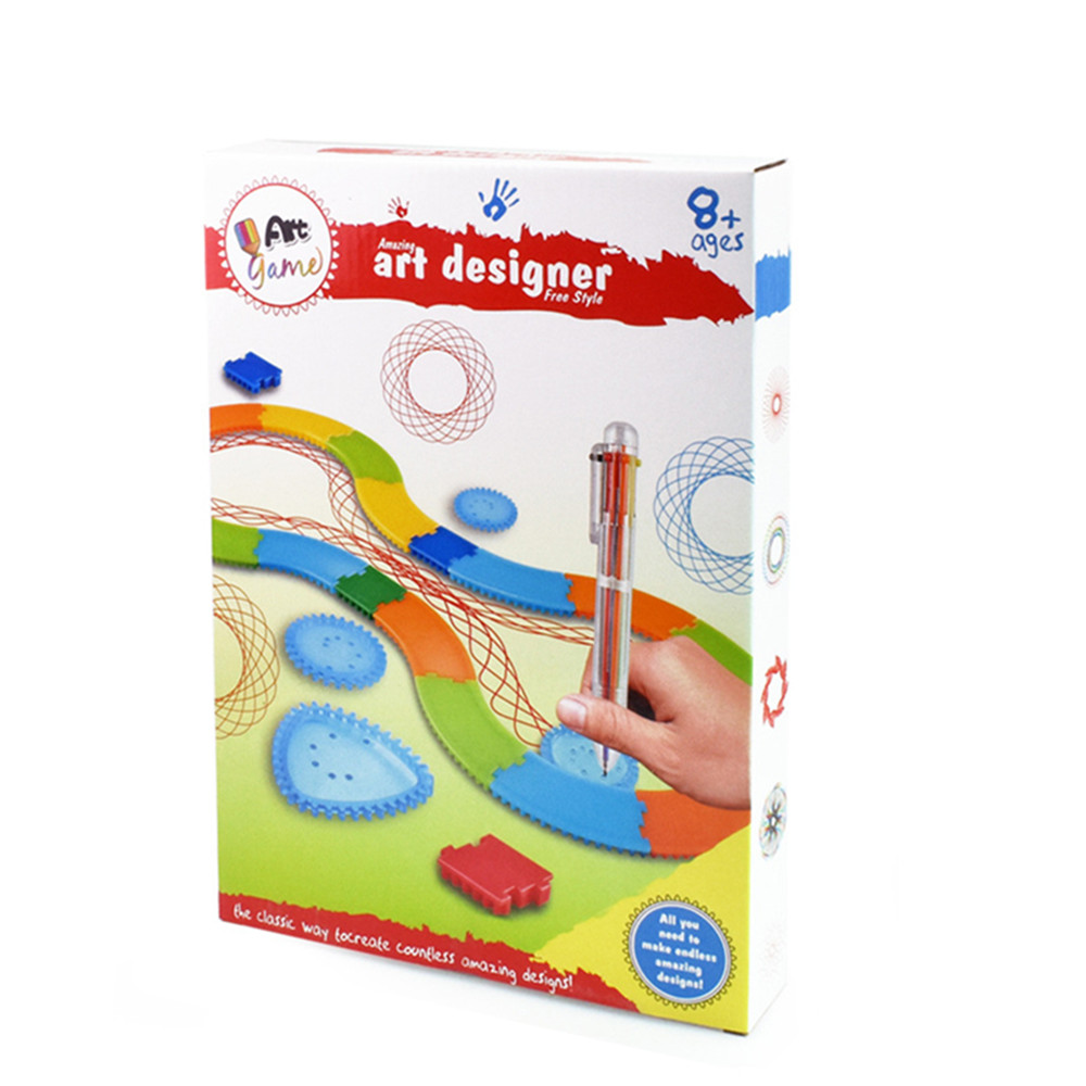 Creative Art Track Painting Ruler Set Children Educational Toy