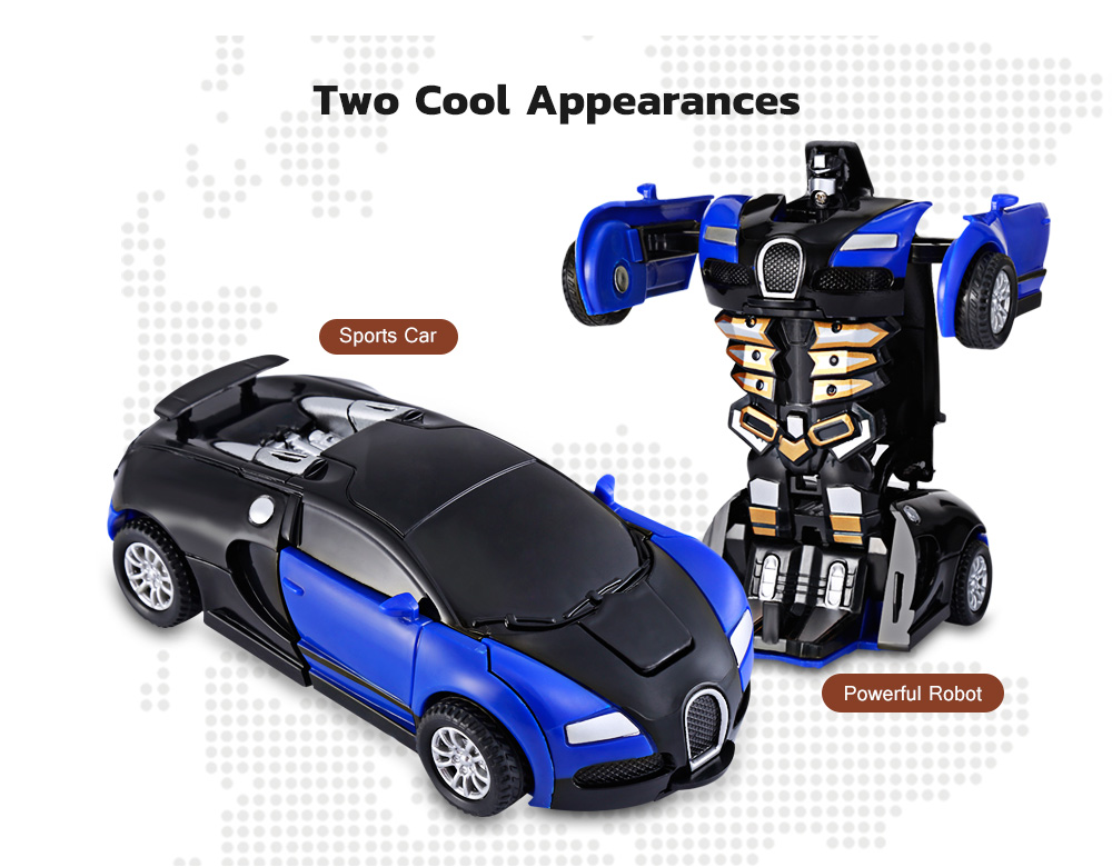 robot deformed car