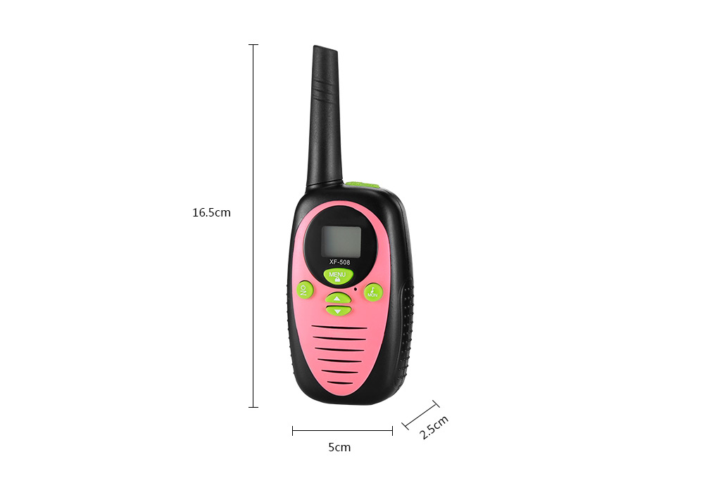 2pcs XF - 508 Children Walkie Talkies 2-way Radio 22 Channels 3KM Range Belt Clip 2pcs XF - 508 Children Walkie Talkies 2-way Radio 22 Channels 3KM Range Belt Clip
