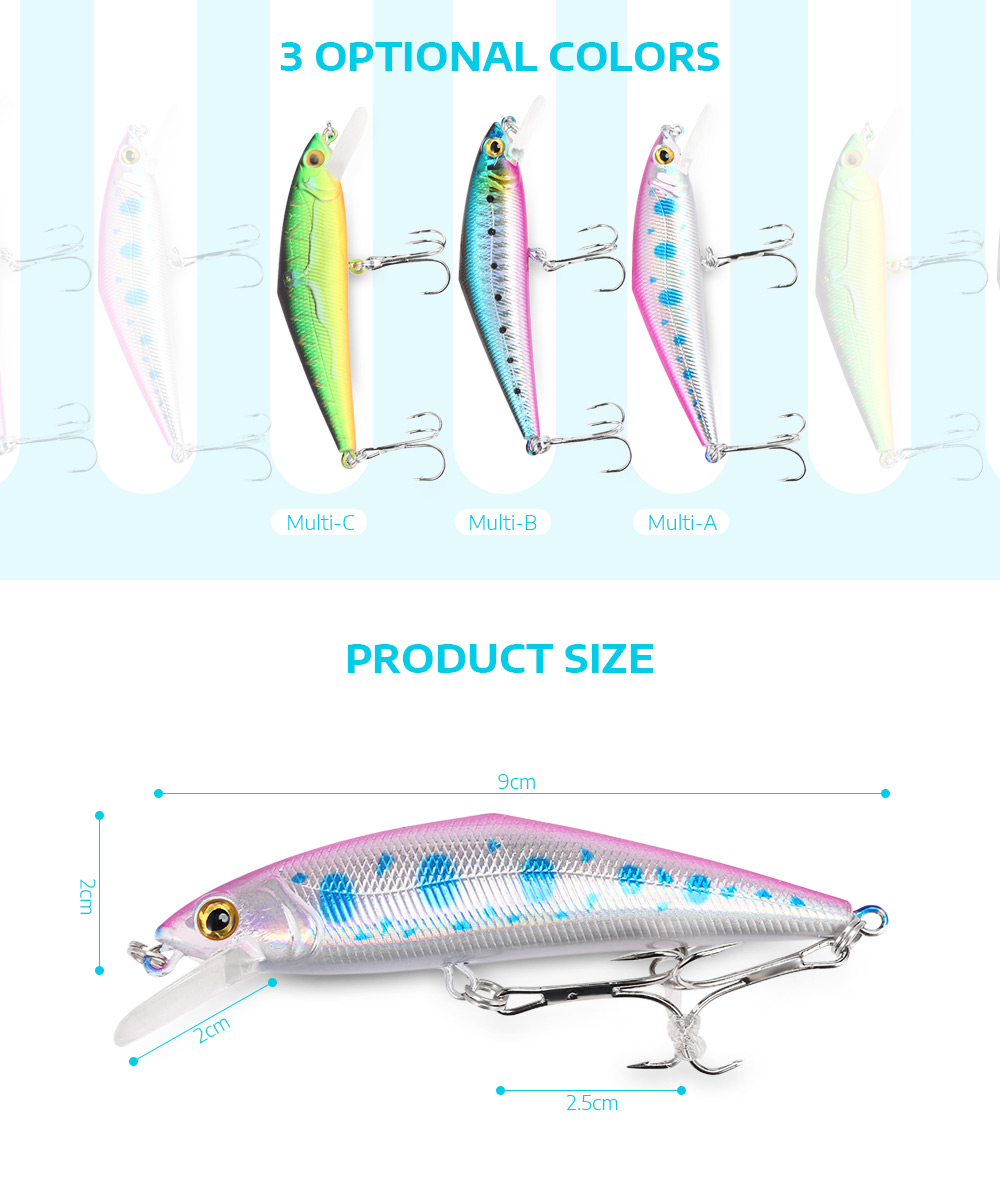 A FISH LURE Artificial Fish Shape Fishing Bait with Sharp Hooks A FISH LURE Artificial Fish Shape Fishing Bait with Sharp Hooks