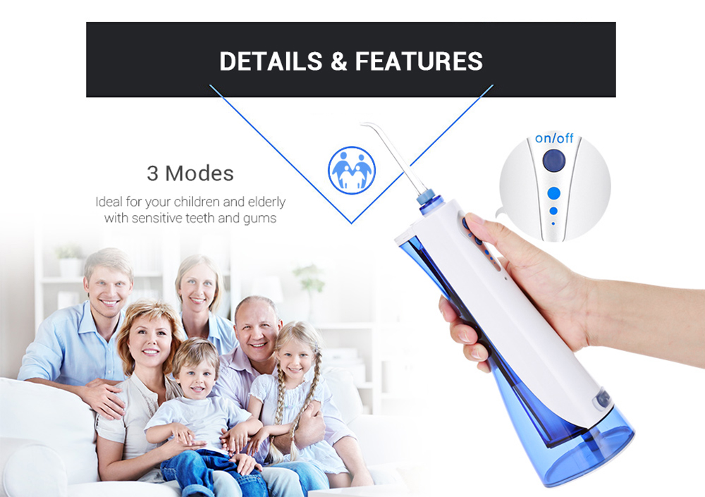 Portable Power Floss Dental Water Jet Tooth Cleaning Whitening Cleaner Travel Kit Portable Power Floss Dental Water Jet Tooth Cleaning Whitening Cleaner Travel Kit