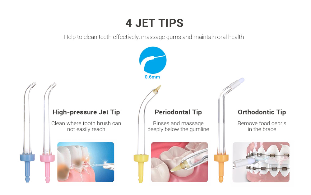 Portable Power Floss Dental Water Jet Tooth Cleaning Whitening Cleaner Travel Kit Portable Power Floss Dental Water Jet Tooth Cleaning Whitening Cleaner Travel Kit