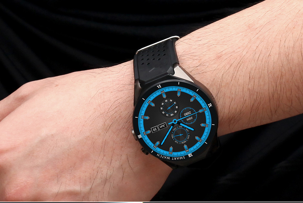 KingWear KW88 Pro 3G Smartwatch Phone 1.39 inch Android 7.0 MTK6580 Quad Core 1.3GHz 1GB RAM 16GB ROM Sedentary Reminder Bluetooth 4.0 350mAh Built-in KingWear KW88 Pro 3G Smartwatch Phone 1.39 inch Android 7.0 MTK6580 Quad Core 1.3GHz 1GB RAM 16GB ROM Sedentary Reminder Bluetooth 4.0 350mAh Built-in