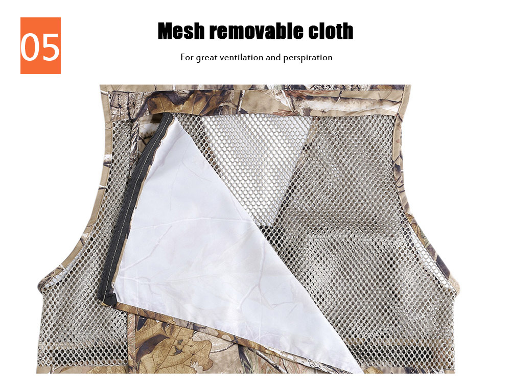 LEO 27913 - FC Outdoor Fishing Hunting Mesh Vest with Multiple Pockets LEO 27913 - FC Outdoor Fishing Hunting Mesh Vest with Multiple Pockets