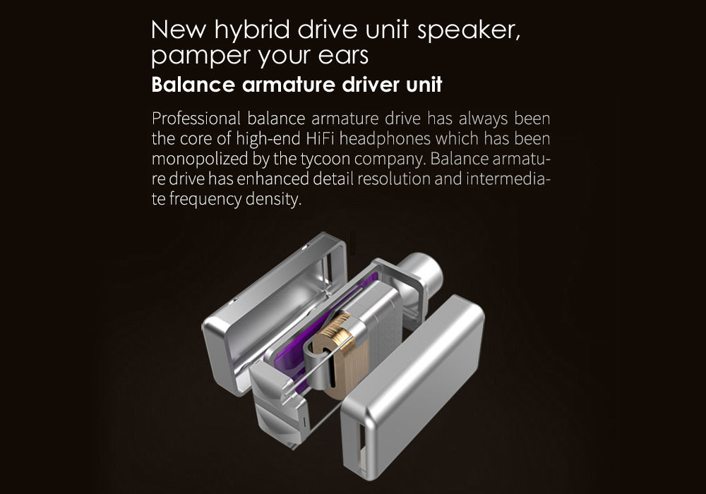 KZ KZ - ES3 In-ear Detachable HiFi Music Earphones with Hybrid Driver Units KZ KZ - ES3 In-ear Detachable HiFi Music Earphones with Hybrid Driver Units