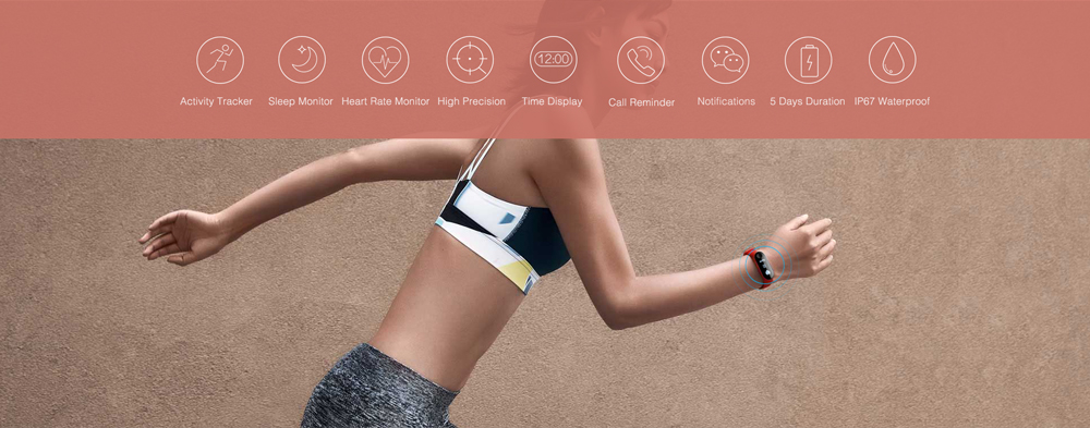 Alfawise Mini 3 Smart Bracelet Heart Rate / Sleep Monitor / Pedometer / Blood Pressure Measurement Alfawise Mini 3 Smart Bracelet Heart Rate / Sleep Monitor / Pedometer / Blood Pressure Measurement