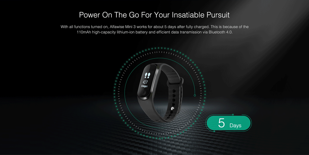 Alfawise Mini 3 Smart Bracelet Heart Rate / Sleep Monitor / Pedometer / Blood Pressure Measurement Alfawise Mini 3 Smart Bracelet Heart Rate / Sleep Monitor / Pedometer / Blood Pressure Measurement