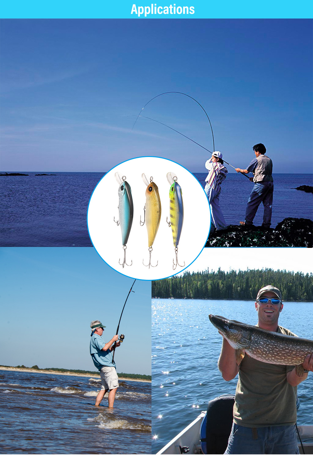 A FISH LURE Artificial Hard Fishing Bait A FISH LURE Artificial Hard Fishing Bait