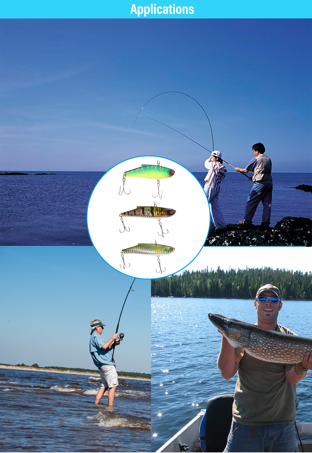 A FISH LURE Artificial Fish Shape Fishing Bait A FISH LURE Artificial Fish Shape Fishing Bait