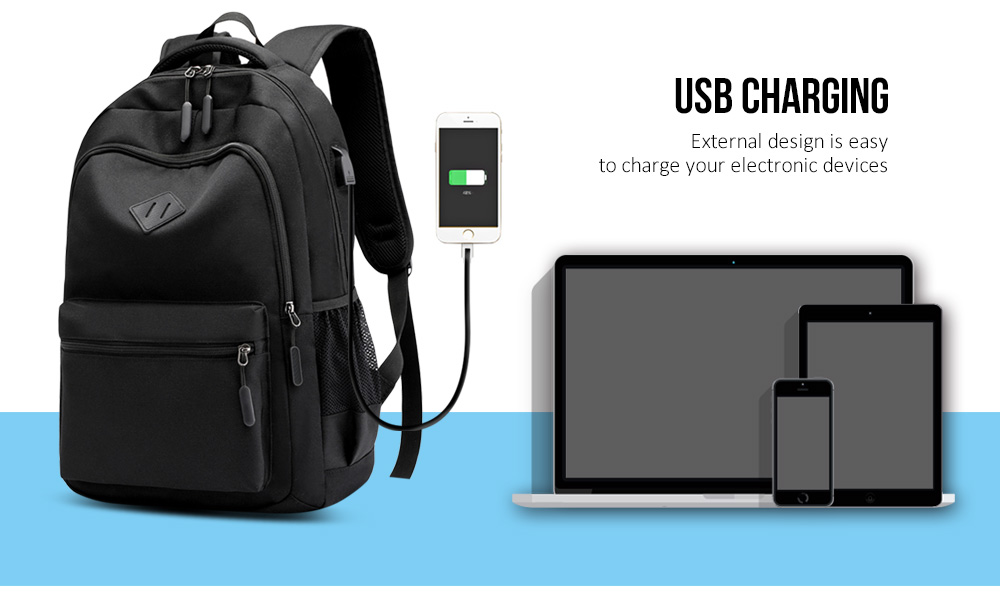 USB Charging Laptop Backpack Large Capacity Men Teenager Travel Bag USB Charging Laptop Backpack Large Capacity Men Teenager Travel Bag