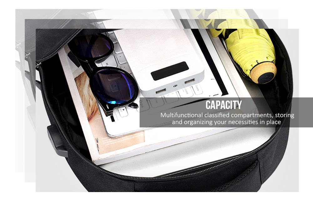 USB Charging Laptop Backpack Large Capacity Men Teenager Travel Bag USB Charging Laptop Backpack Large Capacity Men Teenager Travel Bag