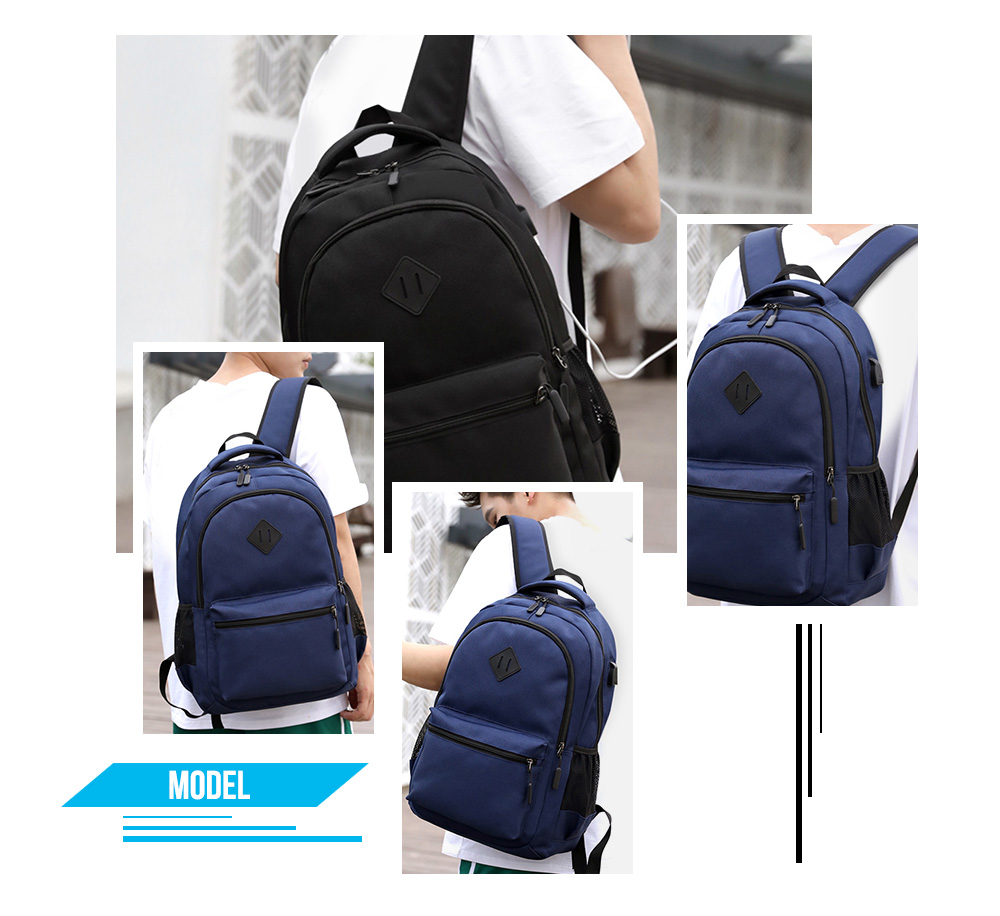 USB Charging Laptop Backpack Large Capacity Men Teenager Travel Bag USB Charging Laptop Backpack Large Capacity Men Teenager Travel Bag