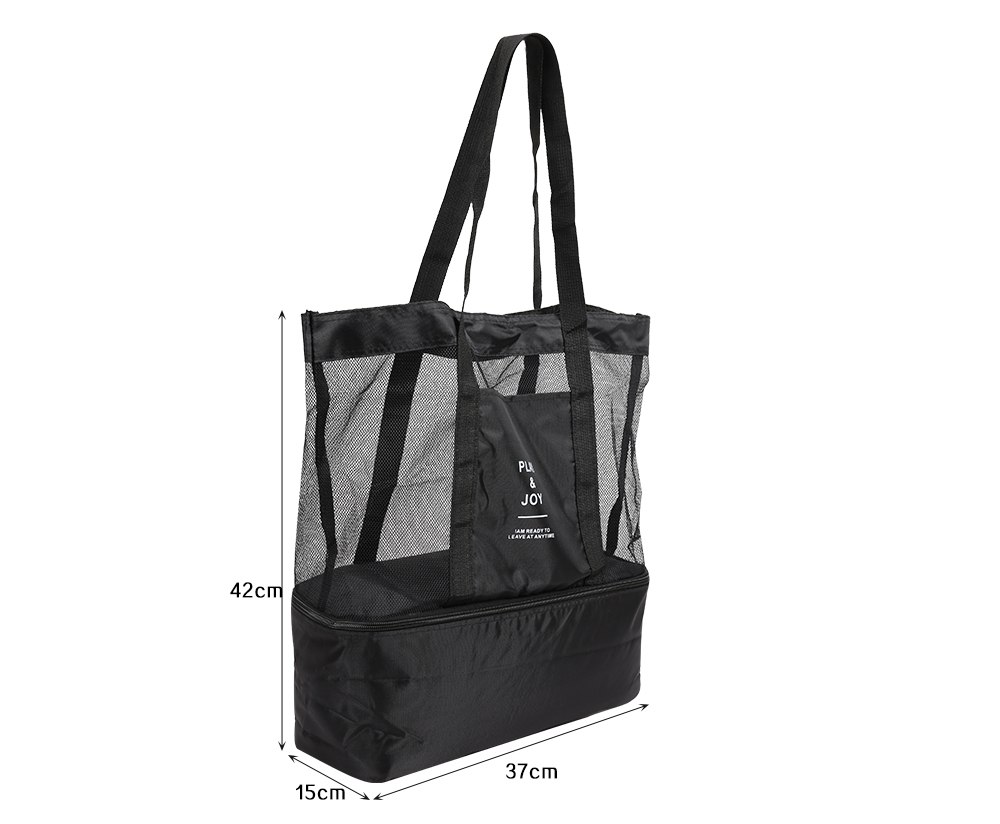 Picnic Shoulder Heat Preservation Bag Mesh Transparent Pouch Picnic Shoulder Heat Preservation Bag Mesh Transparent Pouch