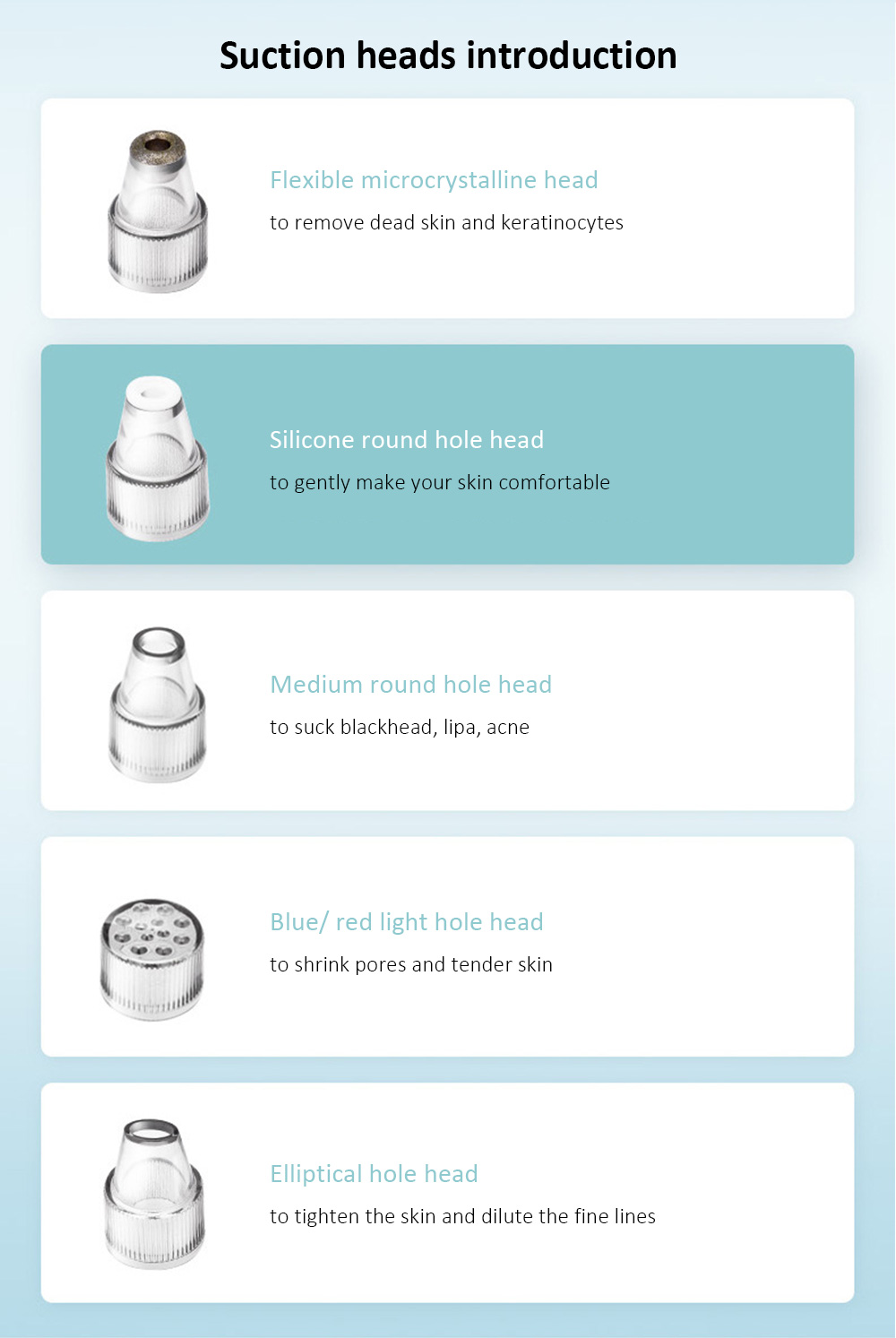 goodsky Face Blackhead Comedone Suction Remover Facial Skin Care Face Deep Cleaner 1pc goodsky Face Blackhead Comedone Suction Remover Facial Skin Care Face Deep Cleaner 1pc