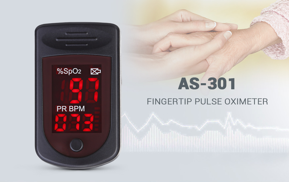 AS - 301 Fingertip Pulse Oximeter