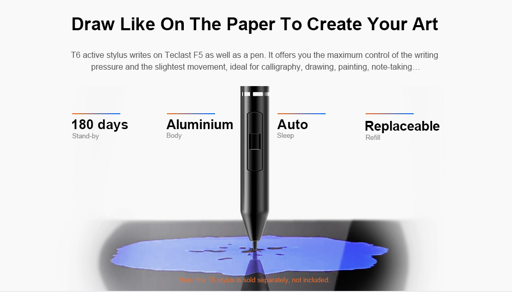 Teclast F5 Laptop 11.6 inch 360 Degree Rotating Touch Screen Quad Core 128GB