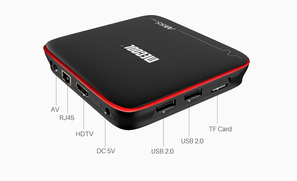 MECOOL M8S PRO W Android TV OS TV Box with Voice Remote Control Amlogic S905W Android 7.1 1GB RAM + 8GB ROM 2.4G WiFi 100Mbps BT4.2 Support 4K H.265 MECOOL M8S PRO W Android TV OS TV Box with Voice Remote Control Amlogic S905W Android 7.1 1GB RAM + 8GB ROM 2.4G WiFi 100Mbps BT4.2 Support 4K H.265