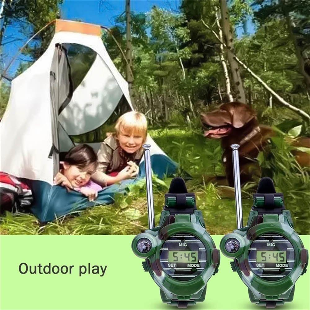 2Pcs 7 in 1 Children Walkie Talkie Child Kids Watches Outdoor Game Interphone 2Pcs 7 in 1 Children Walkie Talkie Child Kids Watches Outdoor Game Interphone