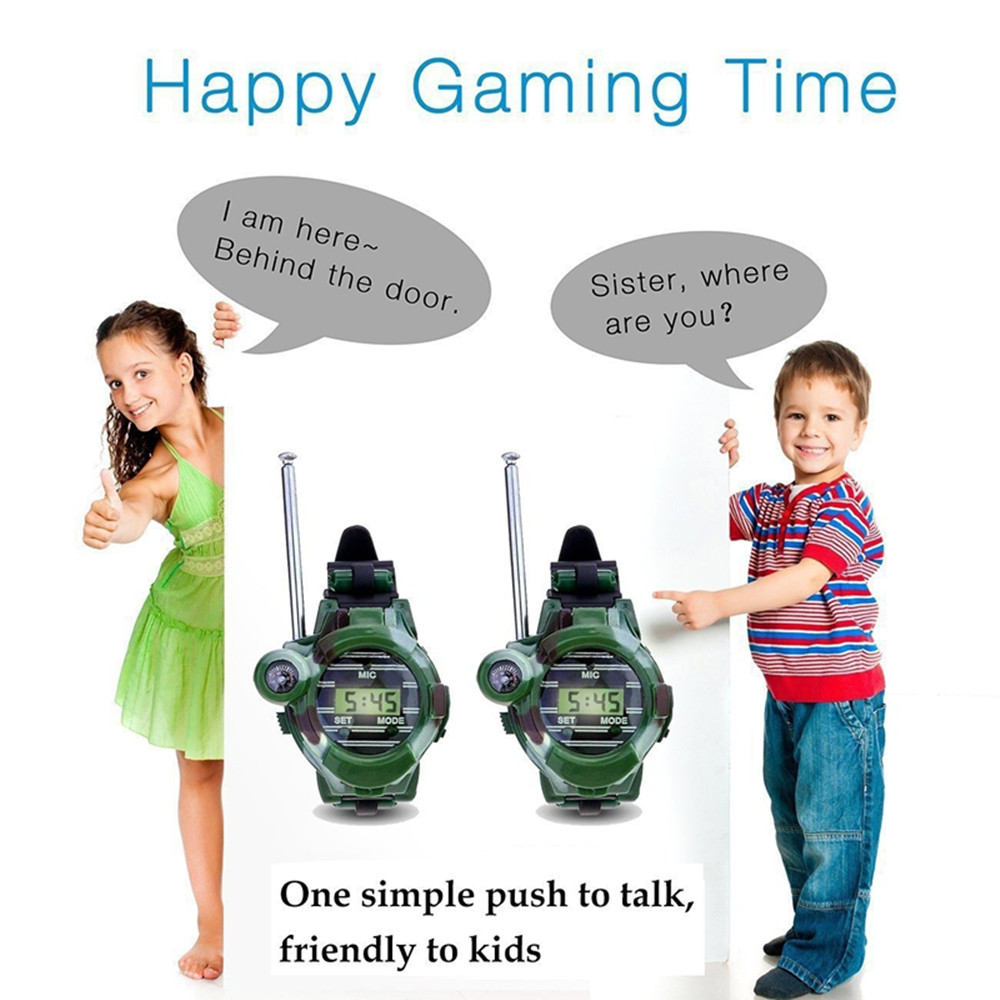 2Pcs 7 in 1 Children Walkie Talkie Child Kids Watches Outdoor Game Interphone 2Pcs 7 in 1 Children Walkie Talkie Child Kids Watches Outdoor Game Interphone