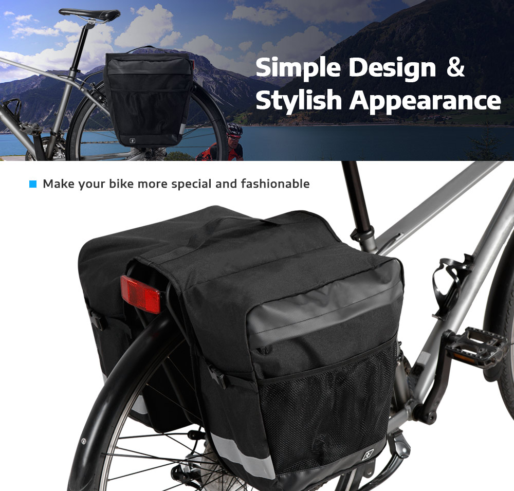 SAHOO 142004 Multifunctional Bicycle Pannier Bag Trunk Pack SAHOO 142004 Multifunctional Bicycle Pannier Bag Trunk Pack
