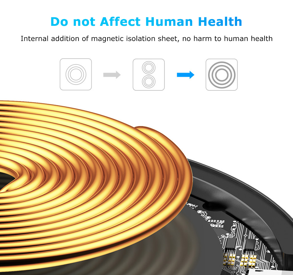Baseus BSWC - P10 Simple Wireless Charging Pad Fast Charger Glass Baseus BSWC - P10 Simple Wireless Charging Pad Fast Charger Glass