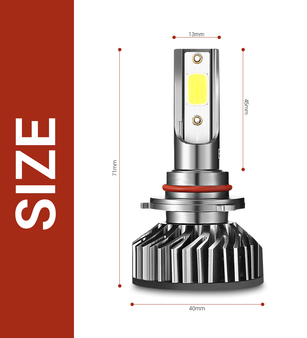EV8 9005 / HB3 / H10 Car DOB LED Headlight 72W 8000LM 6500K Front Lamp EV8 9005 / HB3 / H10 Car DOB LED Headlight 72W 8000LM 6500K Front Lamp