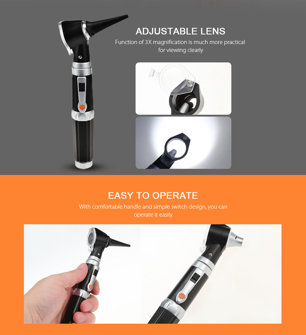 HS - OT10G Medical Ear Care LED Portable Otoscope HS - OT10G Medical Ear Care LED Portable Otoscope