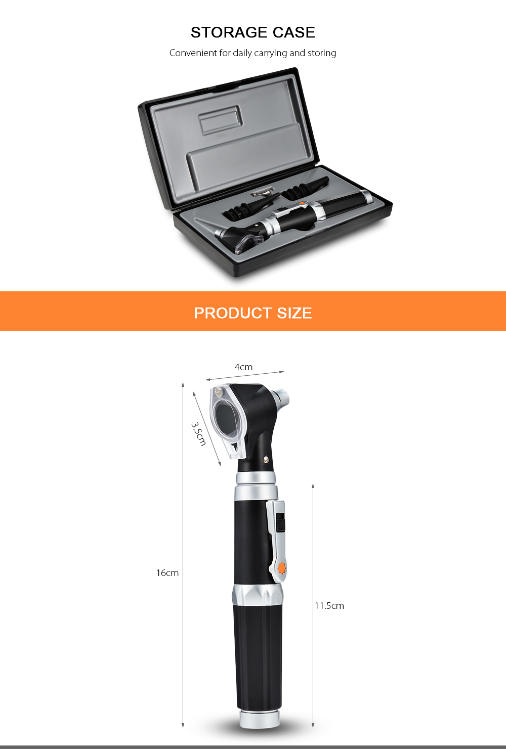 HS - OT10G Medical Ear Care LED Portable Otoscope HS - OT10G Medical Ear Care LED Portable Otoscope