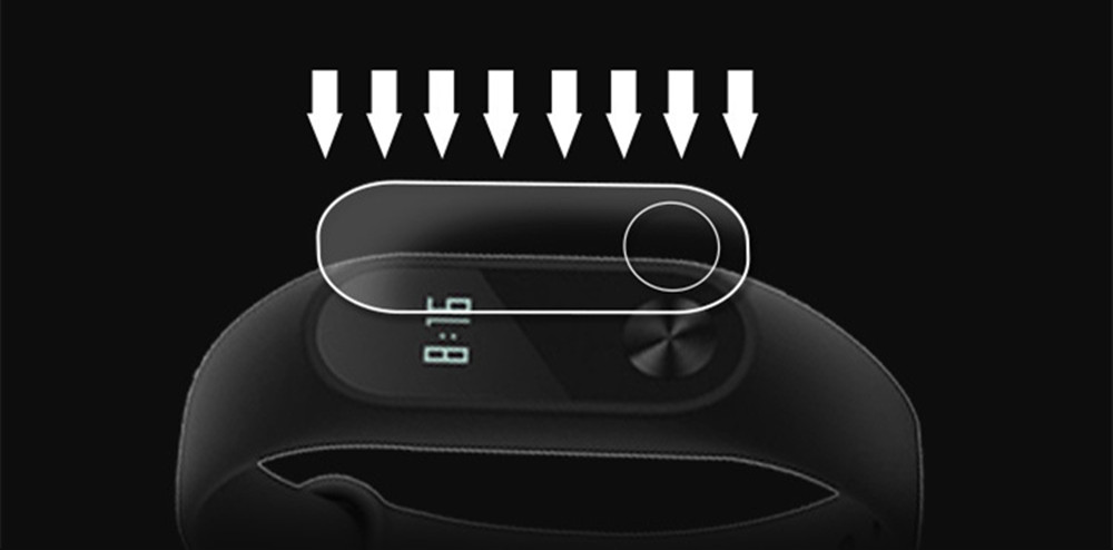 HD Scratch Resistant Protective Film for Xiaomi Mi Band 2 - 10PCS HD Scratch Resistant Protective Film for Xiaomi Mi Band 2 - 10PCS