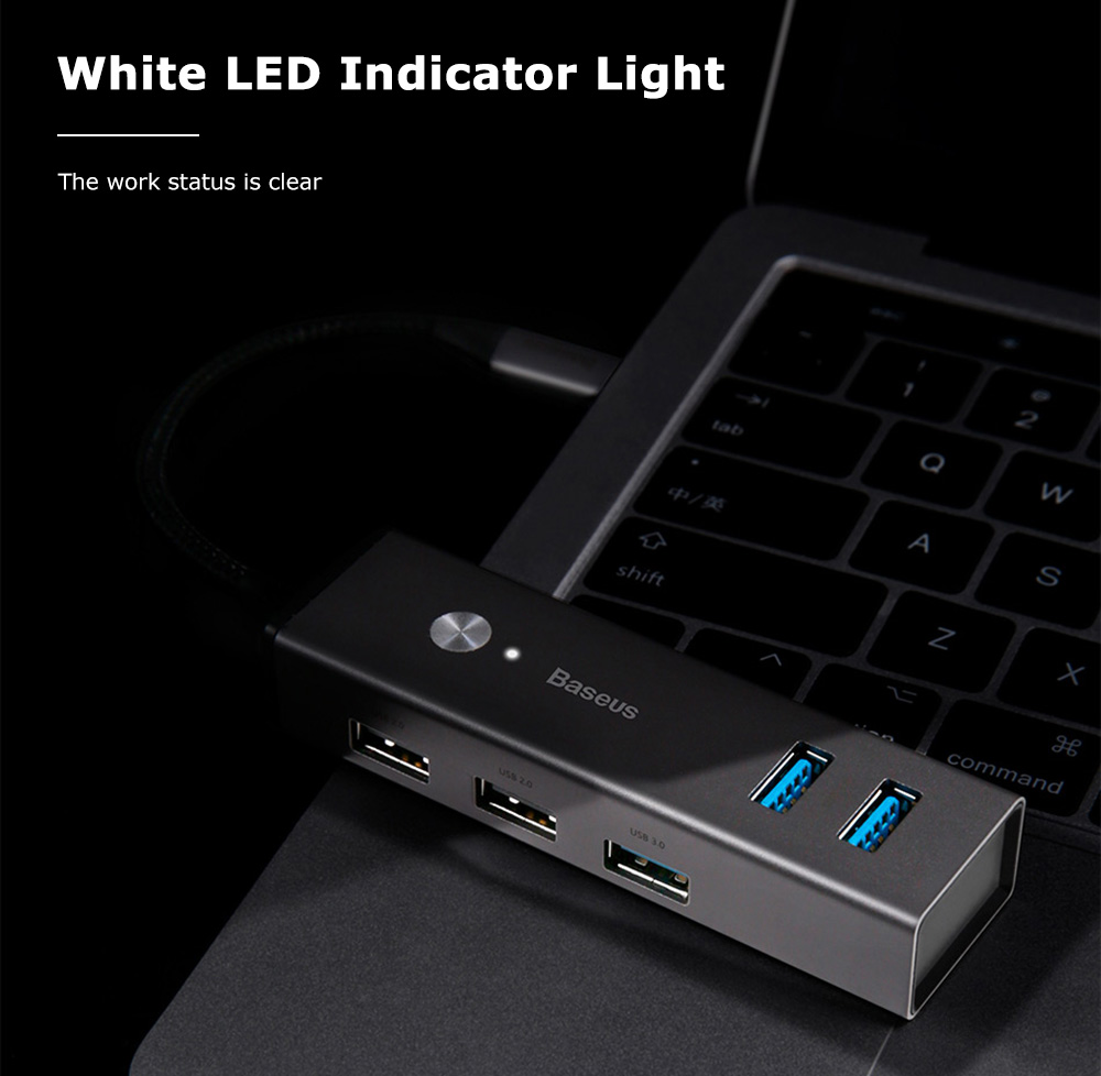 Baseus Cube USB to USB 3.0 + USB 2.0 HUB Adapter Portable 5 Ports Baseus Cube USB to USB 3.0 + USB 2.0 HUB Adapter Portable 5 Ports