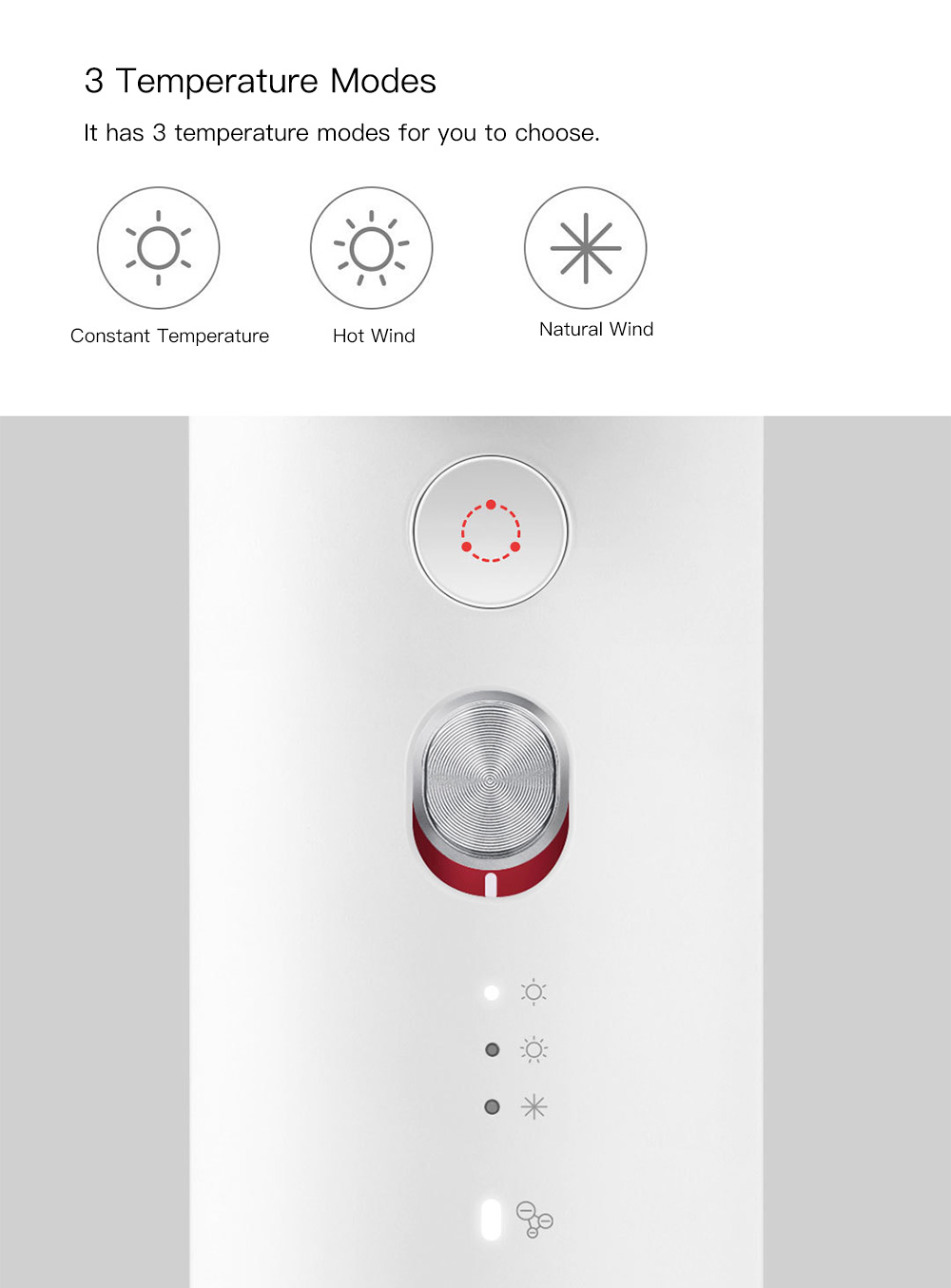 SOOCAS H3 Negative Ions Professional Electric Hair Dryer SOOCAS H3 Negative Ions Professional Electric Hair Dryer
