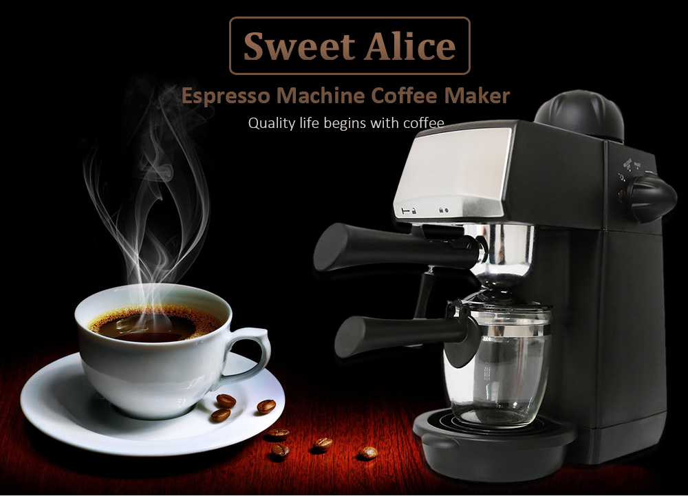 Sweet Alice SW - CRM2001 Semi-automatic Steam Type Espresso Machine Coffee Maker Sweet Alice SW - CRM2001 Semi-automatic Steam Type Espresso Machine Coffee Maker