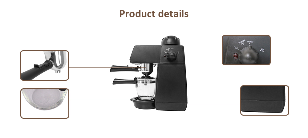 Sweet Alice SW - CRM2001 Semi-automatic Steam Type Espresso Machine Coffee Maker Sweet Alice SW - CRM2001 Semi-automatic Steam Type Espresso Machine Coffee Maker