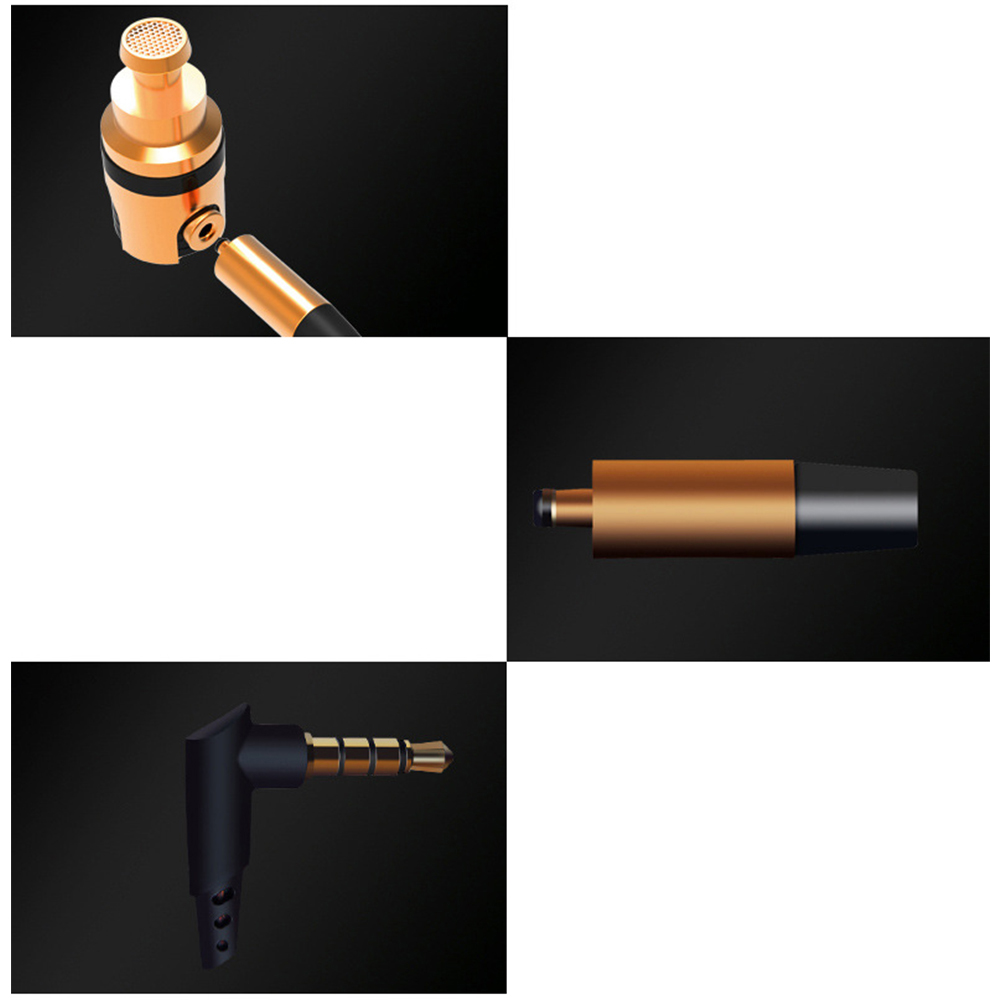 Metal Pluggable with Wheat In-ear Headphones Metal Pluggable with Wheat In-ear Headphones