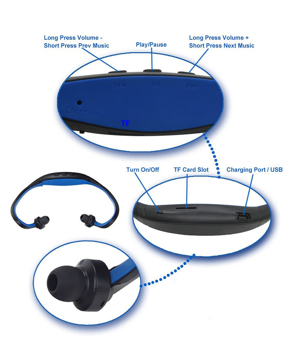 Fashionable Quality Bluetooth Headphone Headset with Mic / Music Playing / FM / TF Slot Fashionable Quality Bluetooth Headphone Headset with Mic / Music Playing / FM / TF Slot