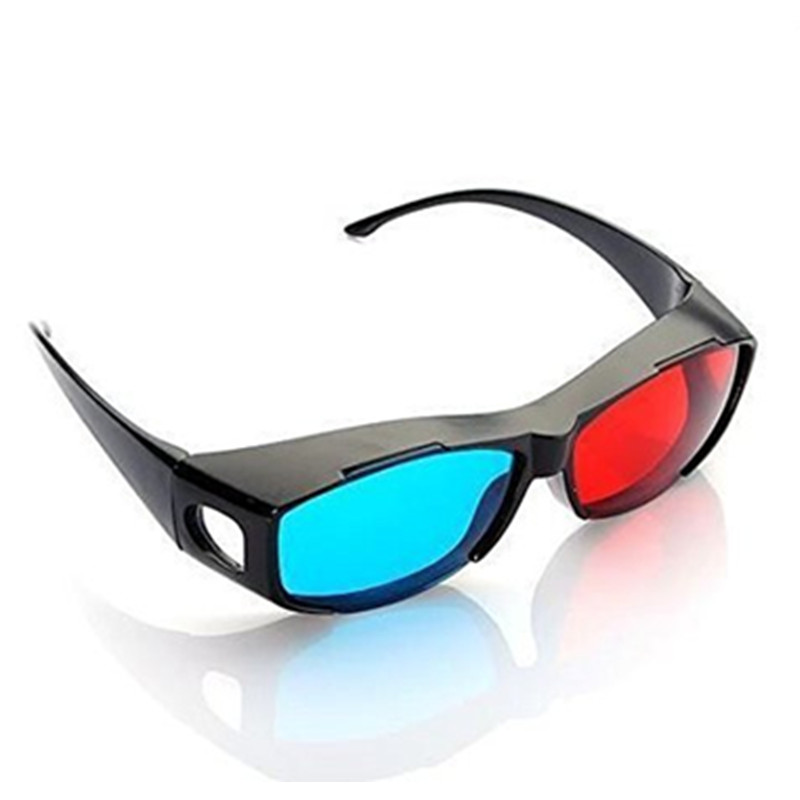 Blue and Red 3D Eyeglasses Cyan Anaglyph Simple Style Extra Upgrade Style To Fit Over Prescription Glasses for Movies Games Blue and Red 3D Eyeglasses Cyan Anaglyph Simple Style Extra Upgrade Style To Fit Over Prescription Glasses for Movies Games