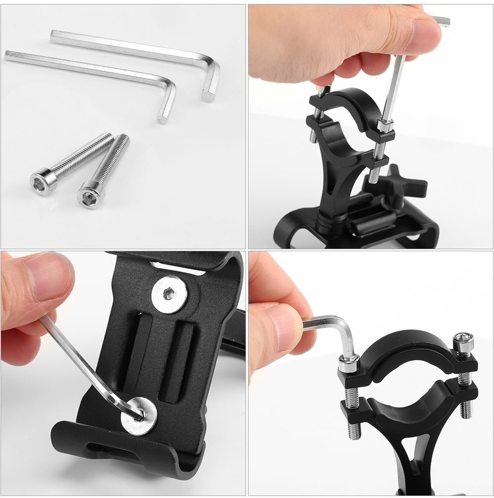 Aluminum Alloy Bicycle Mobile Phone Holder Fixed Navigation Frame Aluminum Alloy Bicycle Mobile Phone Holder Fixed Navigation Frame