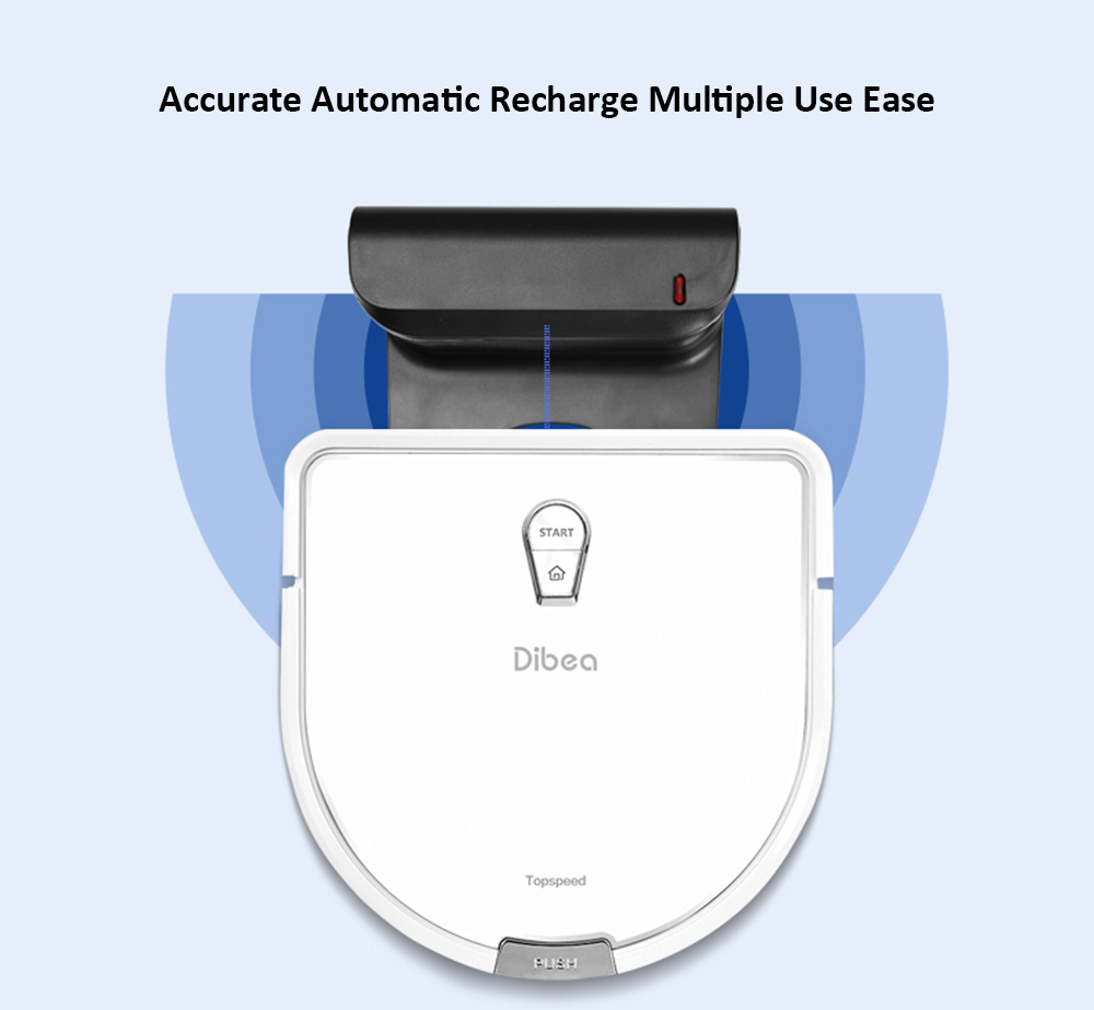 Dibea GT200 Smart Gyroscope Robotic Vacuum Cleaner Automatic Intelligent Cleaning Robot Dibea GT200 Smart Gyroscope Robotic Vacuum Cleaner Automatic Intelligent Cleaning Robot