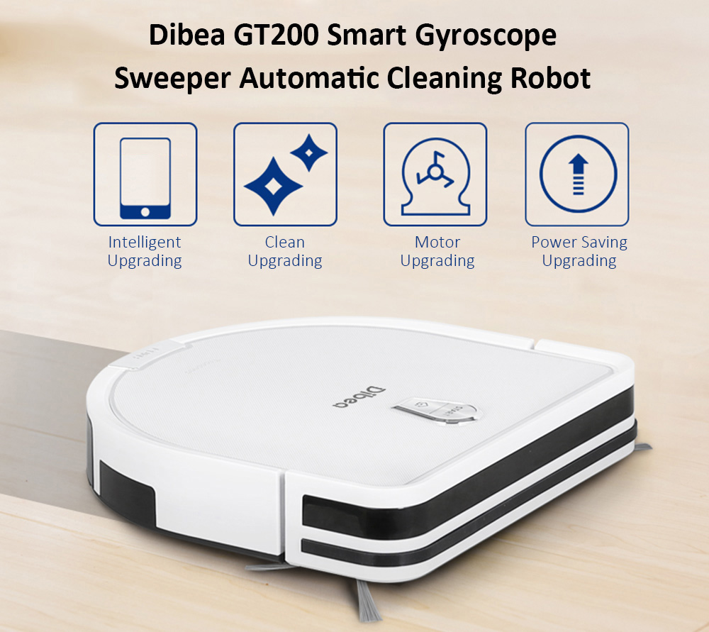 Dibea GT200 Smart Gyroscope Robotic Vacuum Cleaner Automatic Intelligent Cleaning Robot