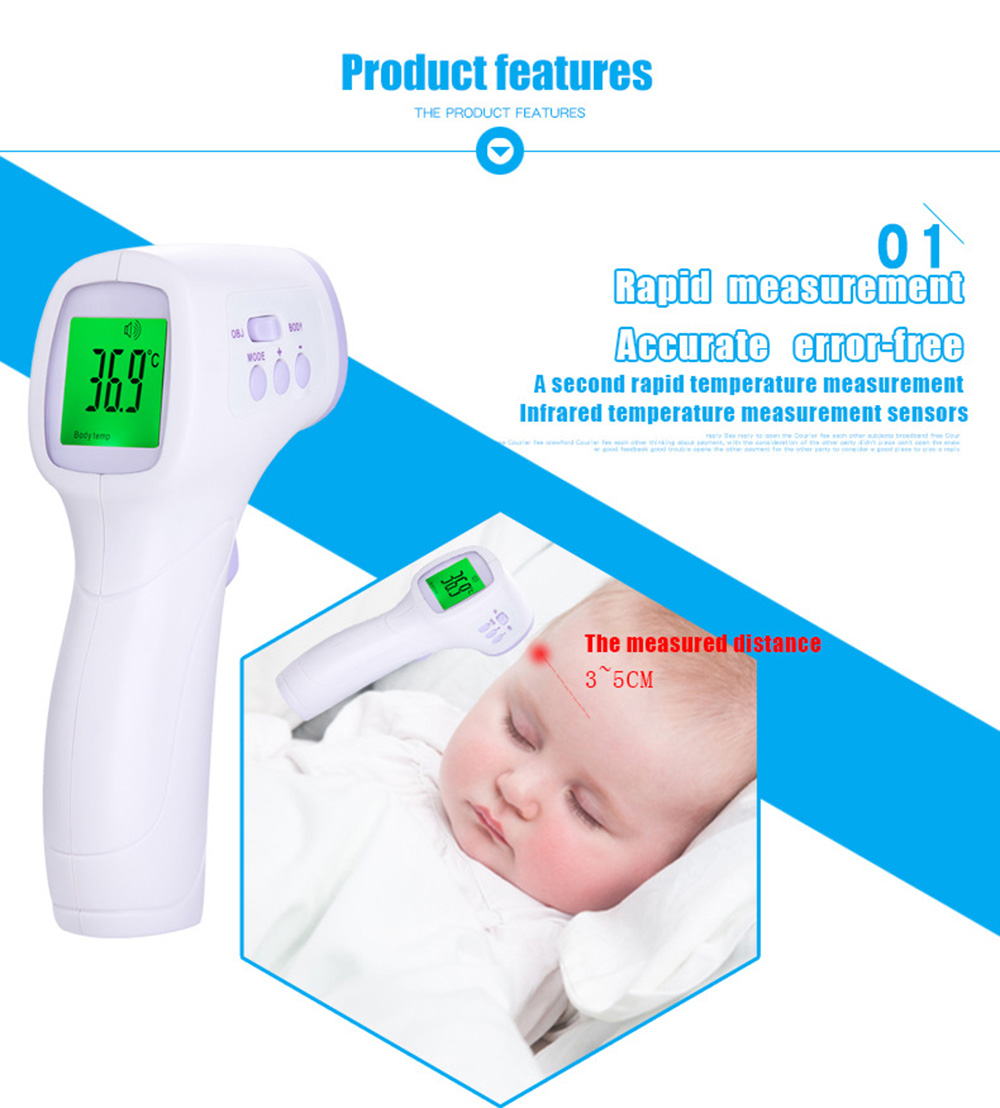 Non-contact Infrared Thermometer Babies Adults Temperature Measurement Tool Non-contact Infrared Thermometer Babies Adults Temperature Measurement Tool