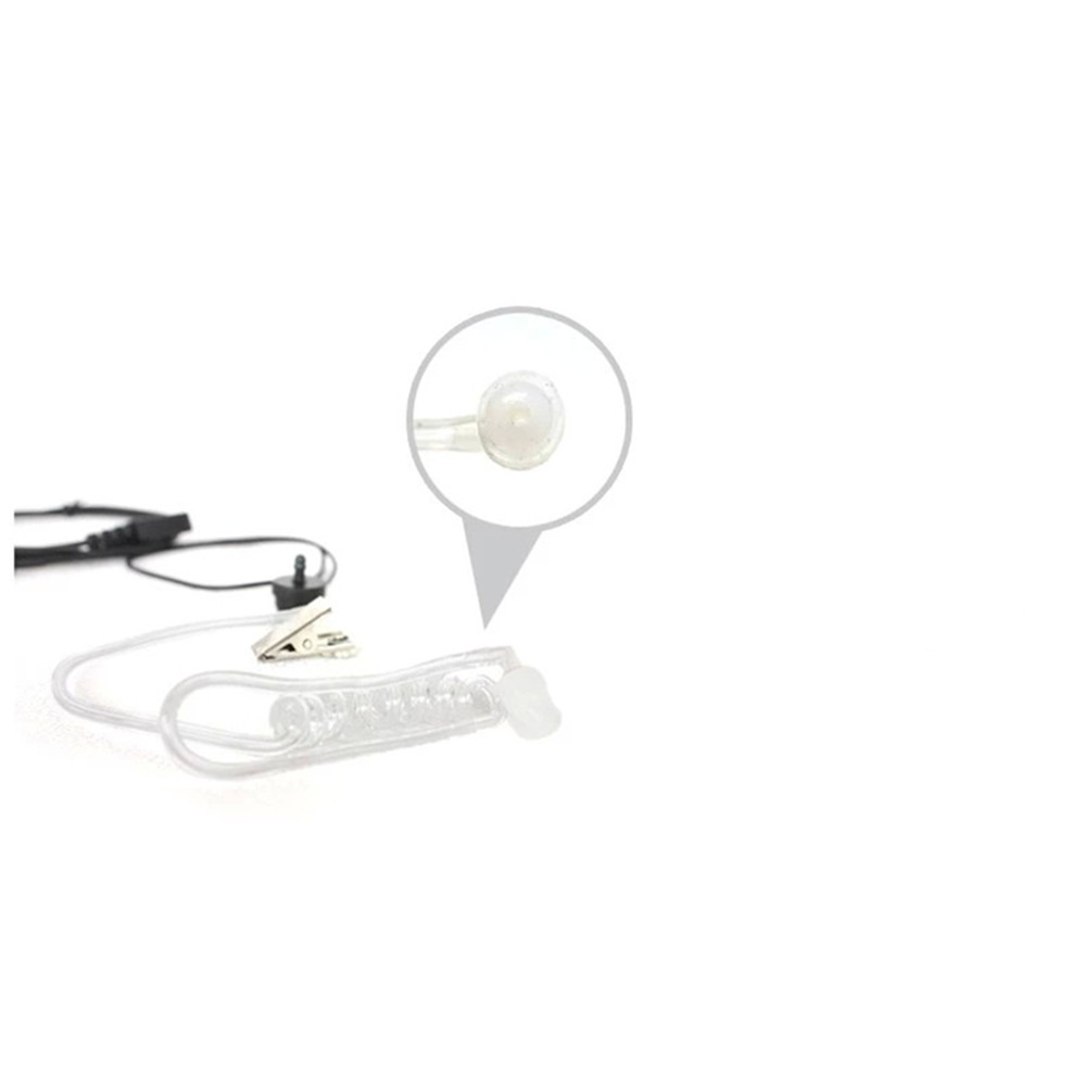 Radio Mic Earpiece Headset 2 Pin PTT Covert Acoustic Tube Earpiece for Two Way Radio Kenwood Baofeng Radio Mic Earpiece Headset 2 Pin PTT Covert Acoustic Tube Earpiece for Two Way Radio Kenwood Baofeng