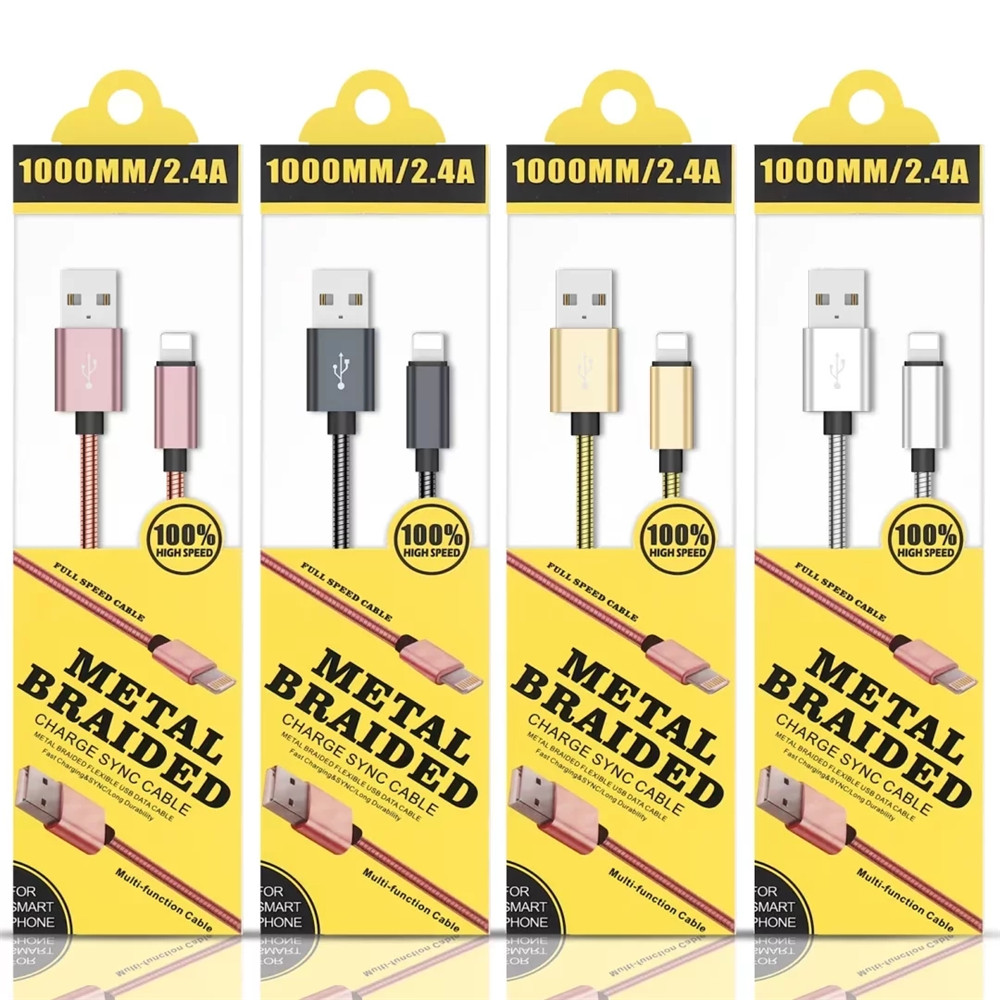 1M All Metal Fast Charging Data Sync Charger Cable for iPhone 1M All Metal Fast Charging Data Sync Charger Cable for iPhone