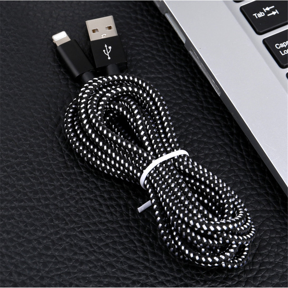 Nylon Braided USB Cable Charger Cord for iPhone Nylon Braided USB Cable Charger Cord for iPhone