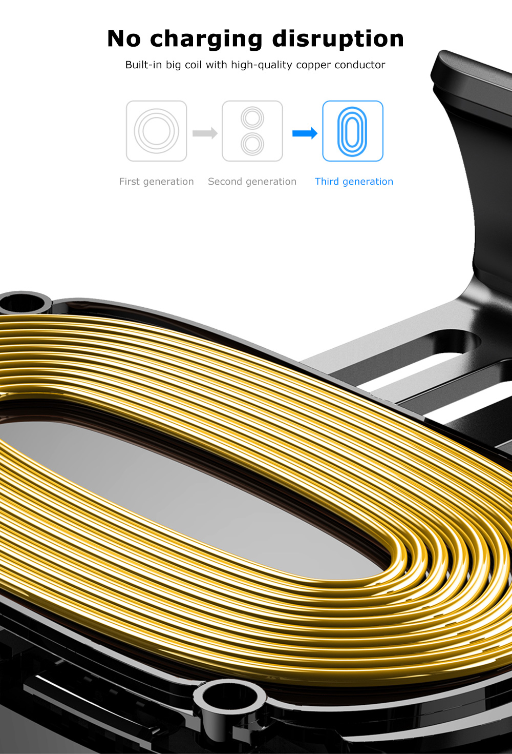 Baseus Sucker Gravity Car Mount Phone Holder Wireless Charger Baseus Sucker Gravity Car Mount Phone Holder Wireless Charger