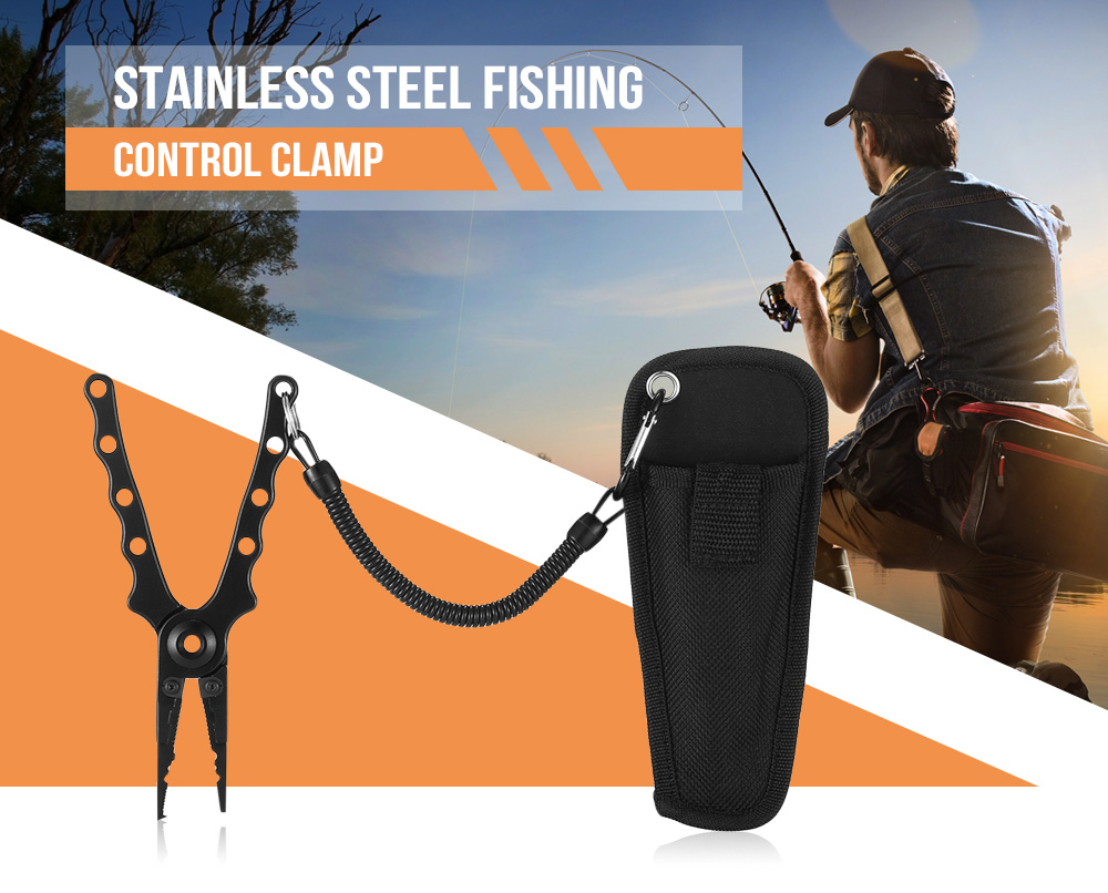 BL - 026 Stainless Steel Fishing Control Clamp Lures Lip Holder Grabber Plier BL - 026 Stainless Steel Fishing Control Clamp Lures Lip Holder Grabber Plier