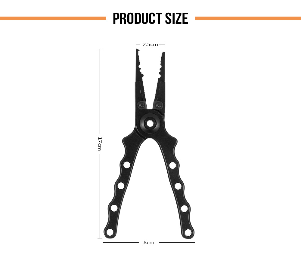 BL - 026 Stainless Steel Fishing Control Clamp Lures Lip Holder Grabber Plier BL - 026 Stainless Steel Fishing Control Clamp Lures Lip Holder Grabber Plier