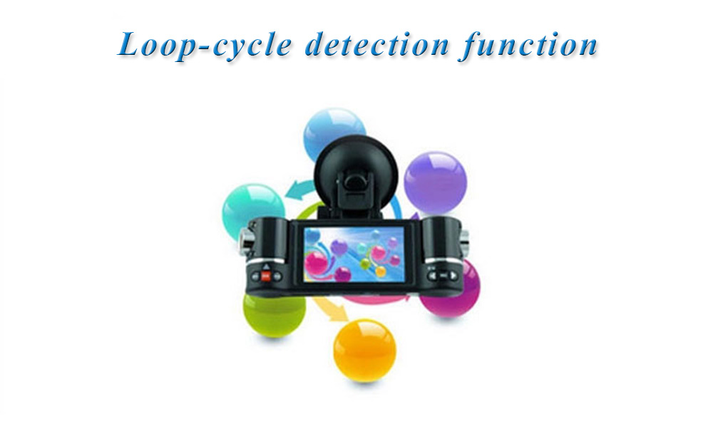 F30 Dual Lens 2.7 inch Auto Camcorder Car DVR Camera HD Windshield Driving Recorder