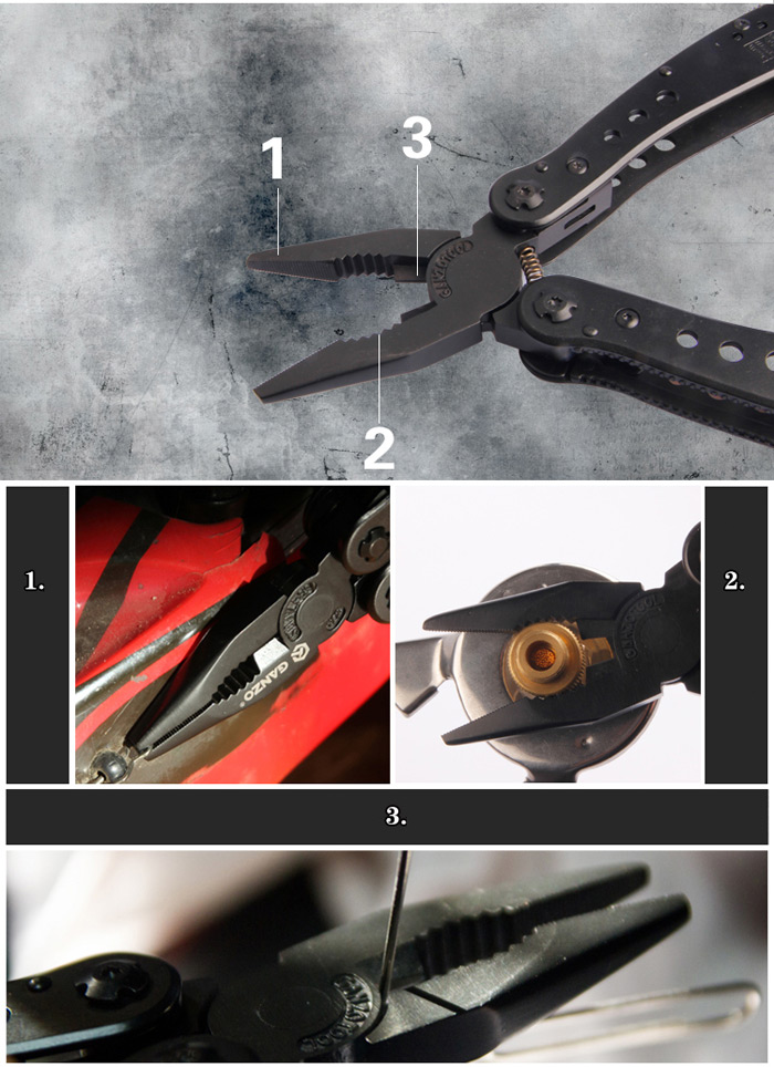 High Quality Ganzo G201B Multi Tool Pliers Convenient with Screwdriver Kit