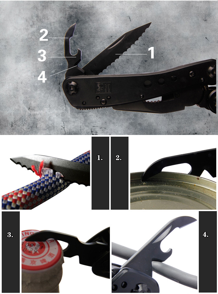 High Quality Ganzo G201B Multi Tool Pliers Convenient with Screwdriver Kit